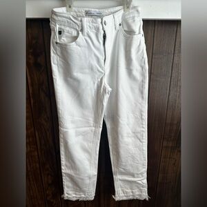 KanCan White Ankle & Cropped Jeans